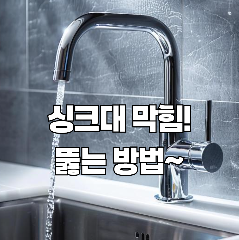 싱크대 막힘, 뚫어뻥으로 안 될 때 부르는 전문가 꿀팁