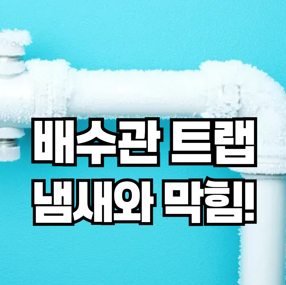 세면대 배수관 P트랩, S트랩 구조와 역할